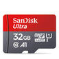 SanDisk 256GB microSD card with Class 10 UHS-1 flash storage for smartphones and PCs, showing the memory card's label and design.