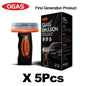 OGAS 2G Upg Car Glass Oil Film Remover Emulsion with Built-in Brush, streak-free and anti-glare windshield glass cleaner by BACKUPMYFILESNOW.COM®