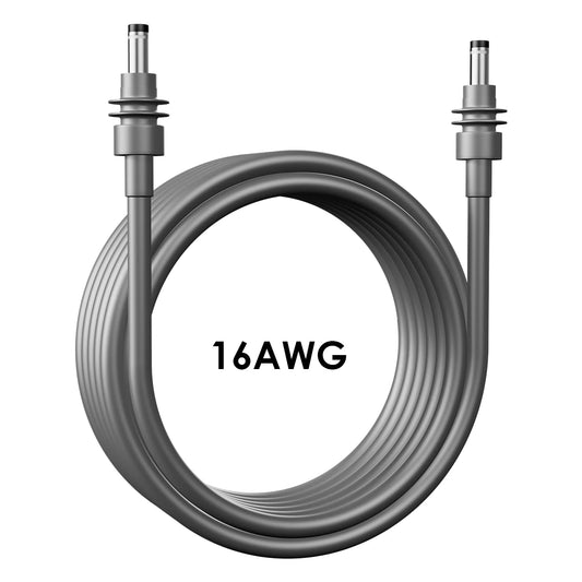 Starlink Mini DC to DC Power Cable by BACKUPMYFILESNOW.COM, waterproof 16AWG charging cord, 100W capacity for SpaceX Starlink.