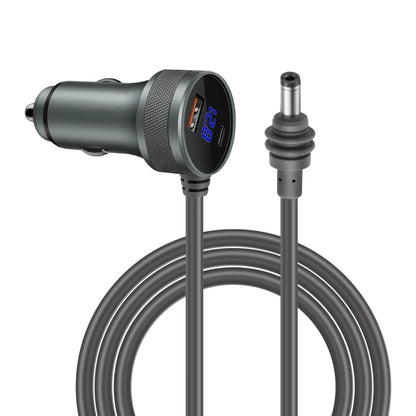 RoHS Certified Starlink Mini Charger with 3M waterproof cable, dual USB and DC ports, PVC jacket, gray color by BACKUPMYFILESNOW.COM®