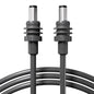 Gray 6.5ft StarGear DC power cable for Starlink Mini, waterproof outdoor replacement barrel jack charging cord.