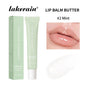 Lakerain Lip Moisturizing Glaze Balm 2-in-1 lip gloss with mirror, providing lasting moisture and mild repair for glossy lips.
