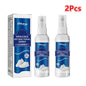 Two 60ml bottles of BackupMyFilesNow.com antibacterial shoe odor spray, designed to freshen shoes, socks, and combat foot odor.