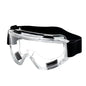 Clear lens safety goggles by BACKUPMYFILESNOW.COM® with anti-splash dust-proof design for lab and industrial eye protection.