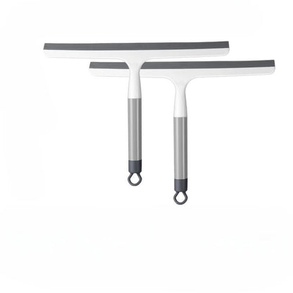 BackupMyFilesNow® silicone shower scraper cleaner, dual-pack, for bathroom glass, floors, windows, and household water wiping.