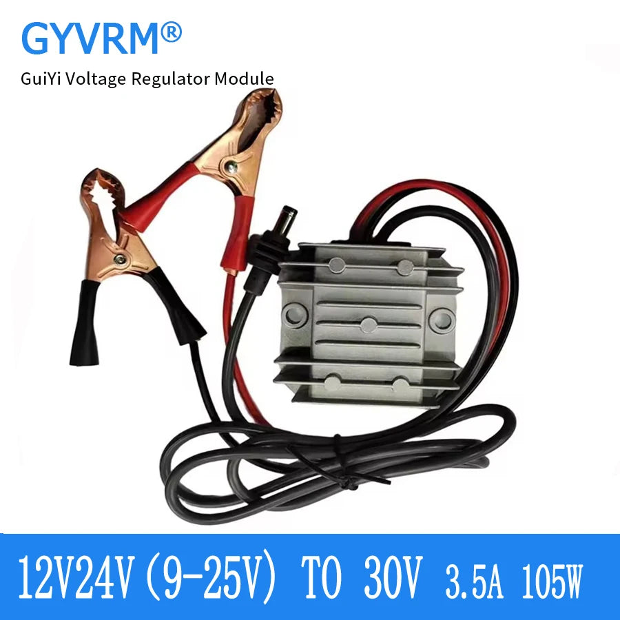 DC power converter for Starlink Mini, waterproof 12V/24V to 30V 3.5A with DC cable, from BACKUPMYFILESNOW.COM®.