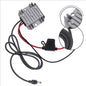 Starlink Mini 12V DC step-up converter with power cord, 9-28V input, 30V 3.5A output, for Starlink Mini power setup.