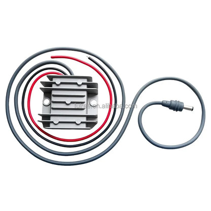 Starlink satellite internet power cable kit with 12V to 30V step-up adapter, 2A to 3.5A, suitable for RV and car charging.