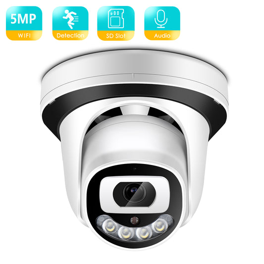 Dual optical 4MP IP security camera by BackupMyFilesNow.com with 3.6mm lens and 500W power, designed for surveillance.