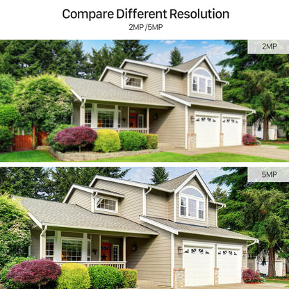 Dual optical 4MP IP security camera with 3.6mm lens, black exterior, designed for high-resolution surveillance by BackupMyFilesNow.com