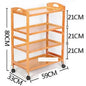 Movable bamboo dining trolley with three layers, ideal for kitchen, living room, or salon use, in brown with a compact design.