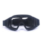 Airsoft tactical goggles with three lenses, windproof and dustproof design, suitable for shooting, motocross, and mountaineering.