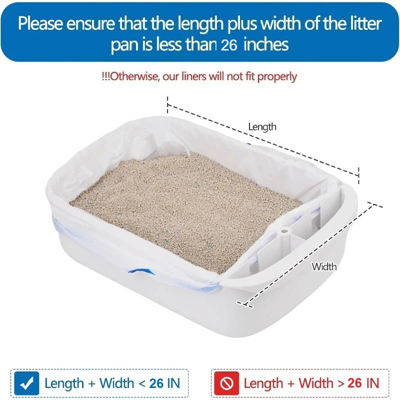 Three rolls of BackupMyFilesNow® self-cleaning cat litter box liners with drawstrings, extra thick and designed for automatic litter boxes.