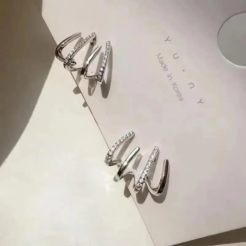 925 silver needle green flower earrings for women with zircon leaf design, Korean fashion jewelry, trendy stud earrings