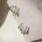 925 silver needle green flower earrings for women with zircon leaf design, Korean fashion jewelry, trendy stud earrings