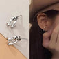925 silver needle green flower earrings for women, Korean fashion jewelry with zircon leaf design, trending luxury stud earrings