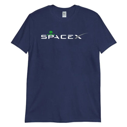 Black SpaceX Aliens men's T-shirt featuring sci-fi alien design, high-quality cotton, perfect for space exploration and science fans.