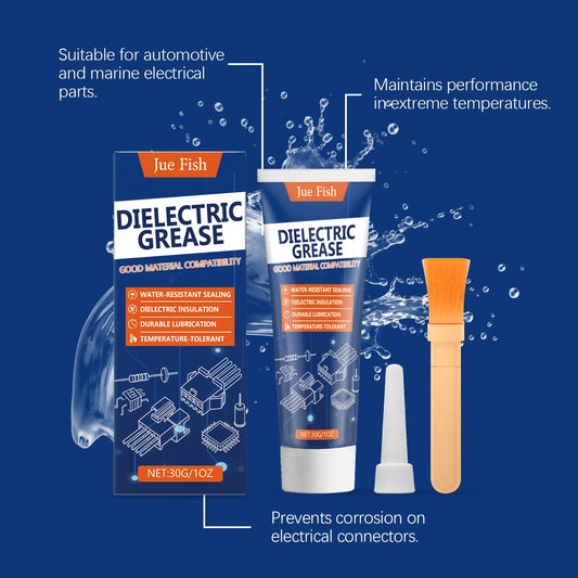 BACKUPMYFILESNOW.COM dielectric grease for automotive and marine electrical applications, smooth waterproof insulating grease in 30g container