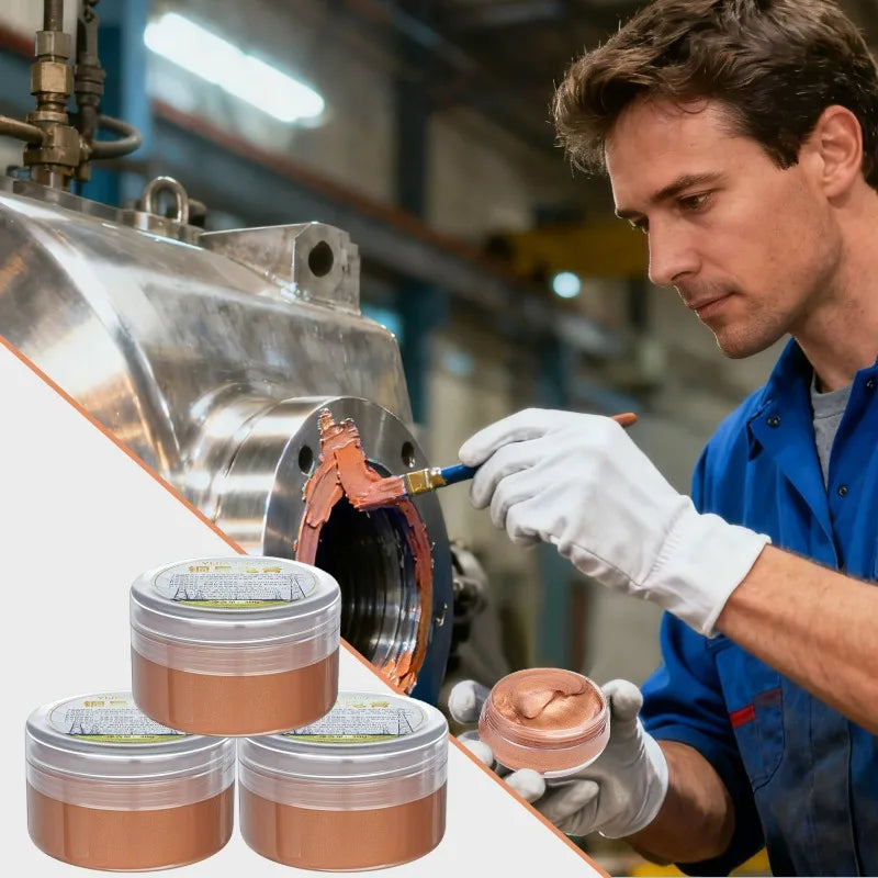 High-temperature copper electrical contact grease with strong adhesion, anti-rust, anti-corrosion for automotive and electrical applications.
