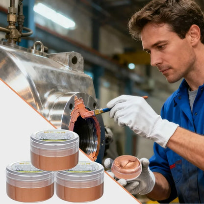High-temperature copper electrical contact grease with strong adhesion, anti-rust, anti-corrosion for automotive and electrical applications.
