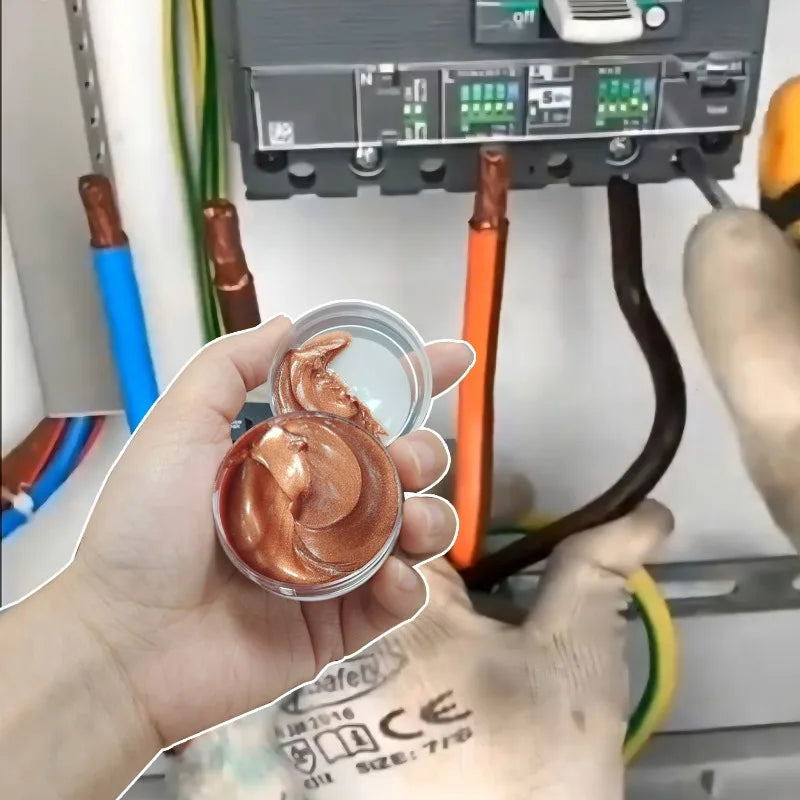 30g BACKUPMYFILESNOW.COM® electrical contact grease with strong adhesion, anti-rust, anti-corrosion, high-temperature copper for cars.