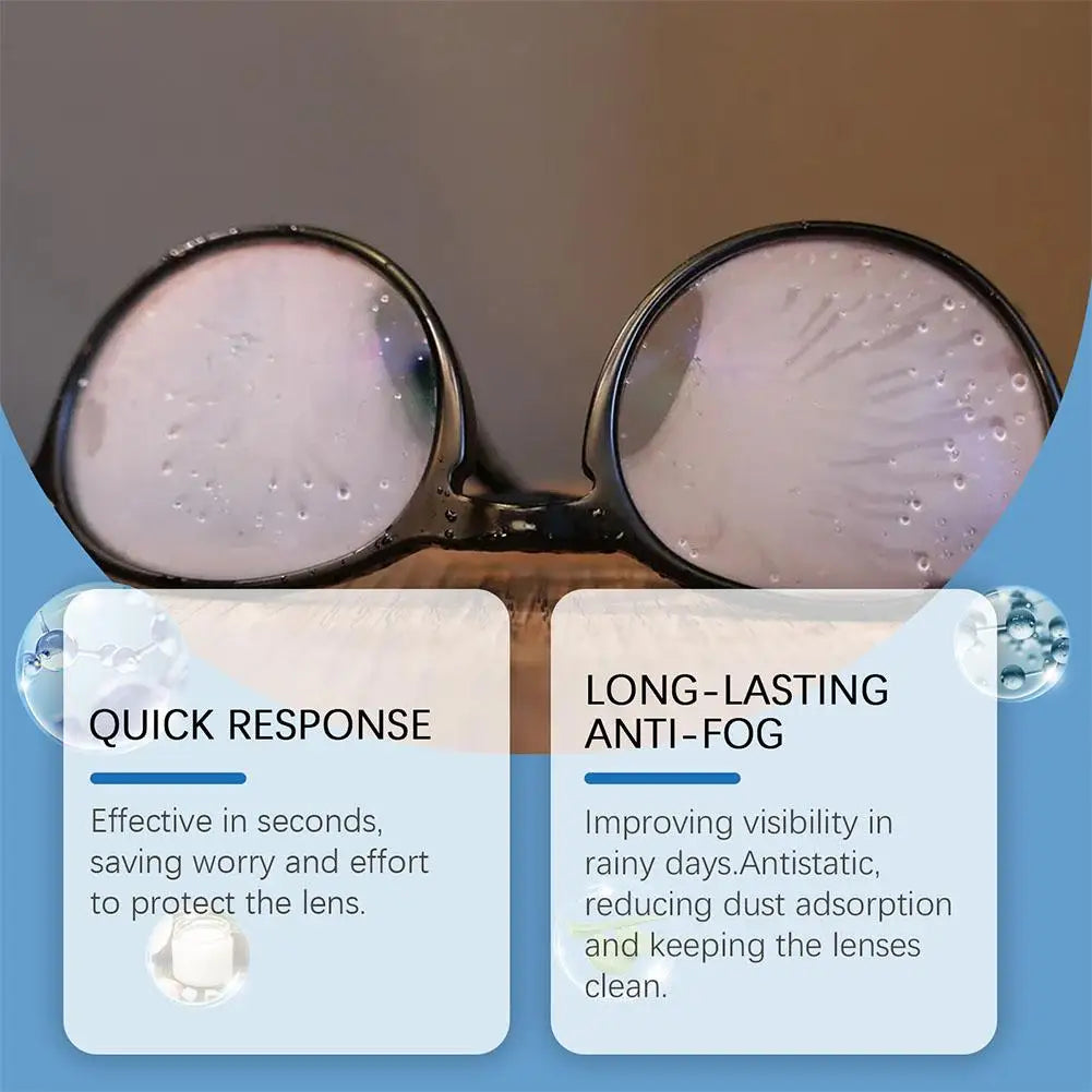 30ml BACKUPMYFILESNOW® anti-fog spray for eyeglasses, swim goggles, and snorkel masks, with a mild lens cleaning and defogging formula.