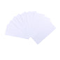 Set of white windowless business envelopes from BackupMyFilesNow.com, self-sealing, suitable for A4 bills and invoices.