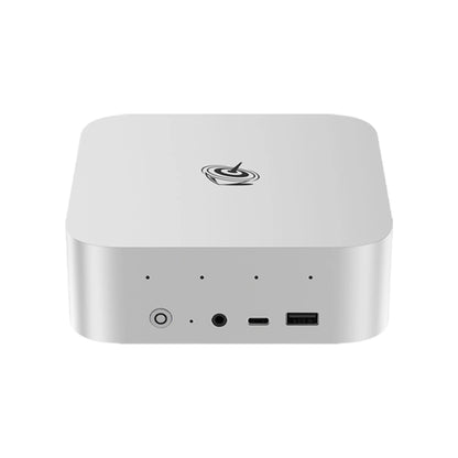 Ser9 Pro 4K Mini PC with AMD Ryzen 9 HX370, 32GB RAM, 1TB SSD, dual M.2 PCIe 4.0, 8GB video memory, Type-C, silver finish