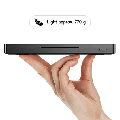 GPD Pocket 4 2025 mini laptop with AMD R7 8840U, 8.8-inch 2.5K display, 144Hz refresh rate, compact design.