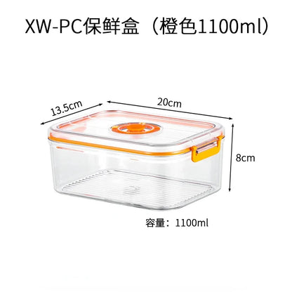 Transparent 3500ml vacuum fresh-keeping food storage container from BackupMyFilesNow.com, microwave-safe kitchen organizer canister