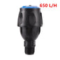 Stainless steel G1/2" adjustable irrigation tripod sprinkler for garden watering, with spray nozzle for even irrigation coverage.