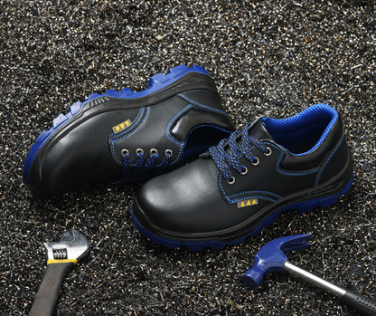 Safety shoes for protection and comfort by BackupMyFilesNow.com, featuring steel toe caps and cushioned insoles.