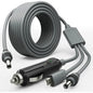 3-in-1 Starlink Mini Cable by BACKUPMYFILESNOW.COM® for 100W USB-C, car charger, and DC-to-DC power connections.