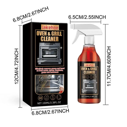 Heavy-duty oven and grill degreaser spray by BACKUPMYFILESNOW.COM® for removing grease and burnt stains from kitchen appliances.