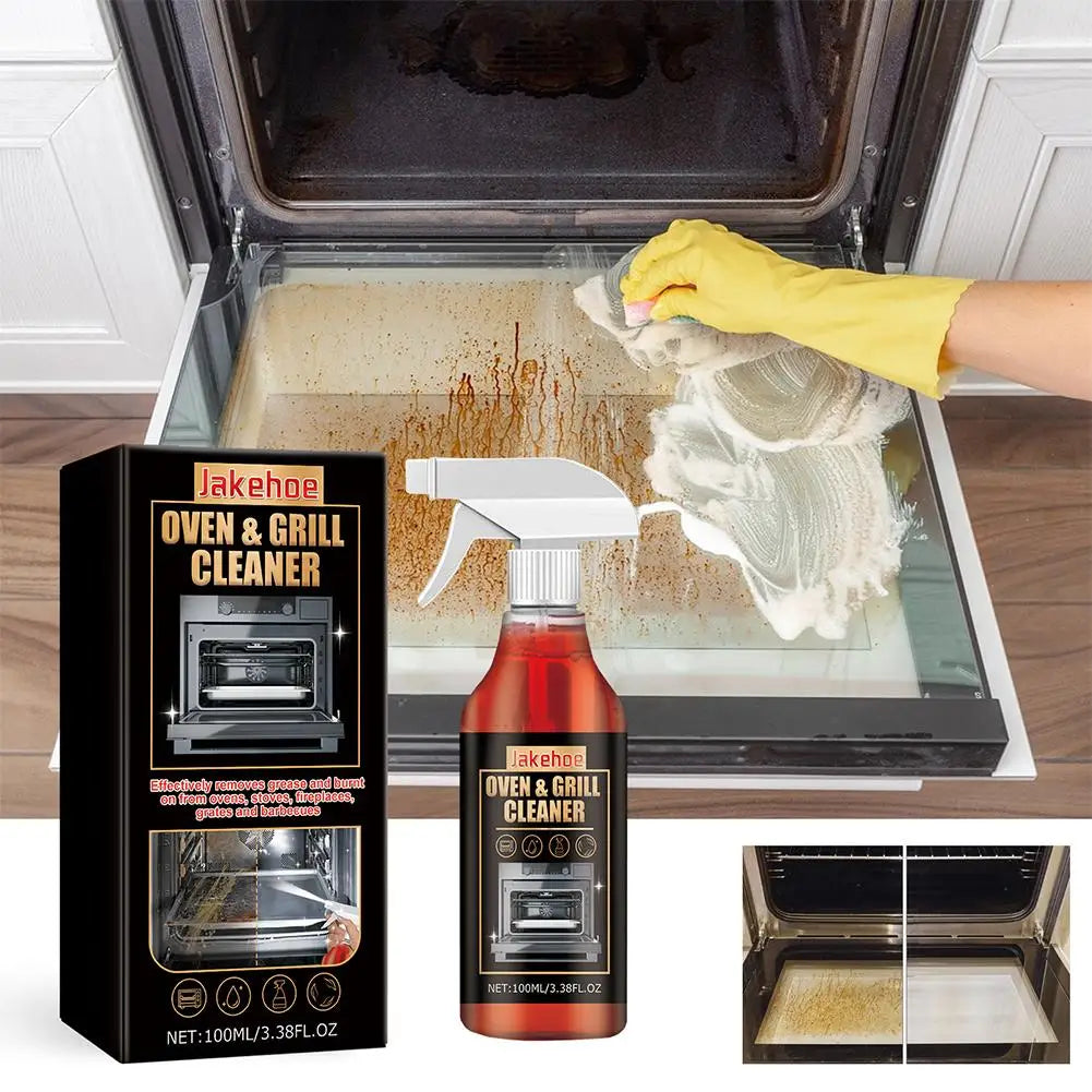 Heavy-duty oven and grill degreaser spray by BACKUPMYFILESNOW.COM® for removing grease and burnt stains from kitchen appliances.