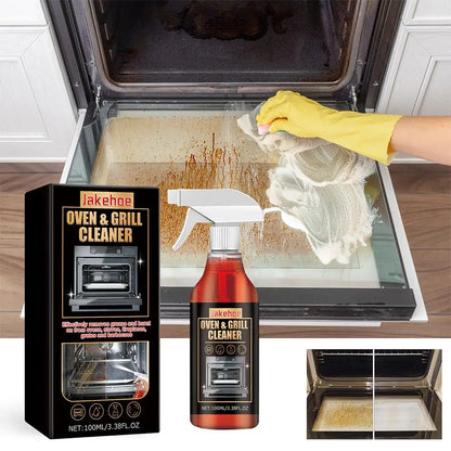 Heavy-duty oven and grill degreaser spray by BACKUPMYFILESNOW.COM® for removing grease and burnt stains from kitchen appliances.