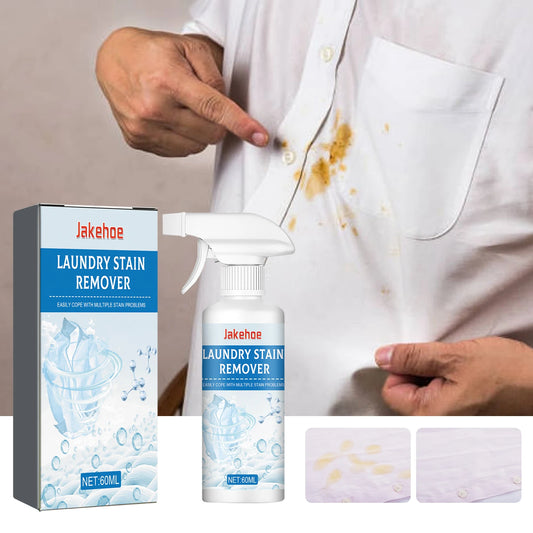 BackupMyFilesNow Power Stain Remover 60ml for grease and yellow stains, fabric spot treatment and portable dry cleaning solution.