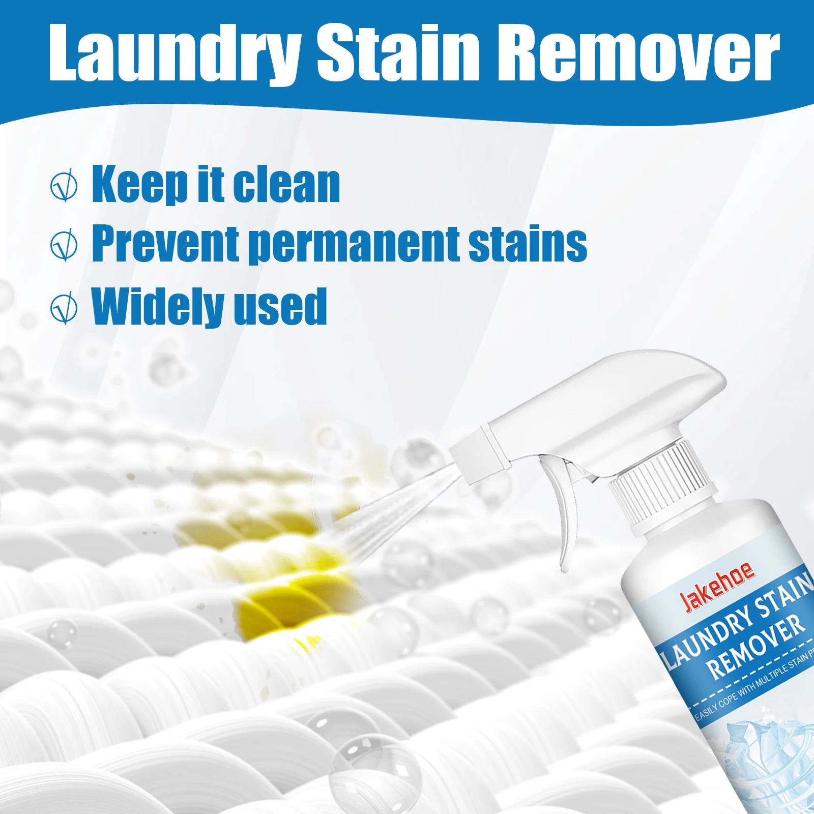 Power Stain Remover 60ml by BACKUPMYFILESNOW.COM® for grease and yellow stains, portable fabric spot treatment and dry cleaning solution.