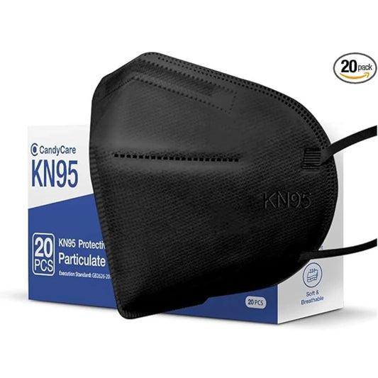 20-pack of BackupMyFilesNow.com 5-layer cup dust masks for protection against PM2.5 dust, smoke, and haze particles.