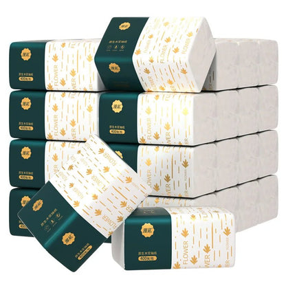 Set of 30 full boxes of BackupMyFilesNow® paper towels, household toilet paper, and napkins with 300 sheets per box.
