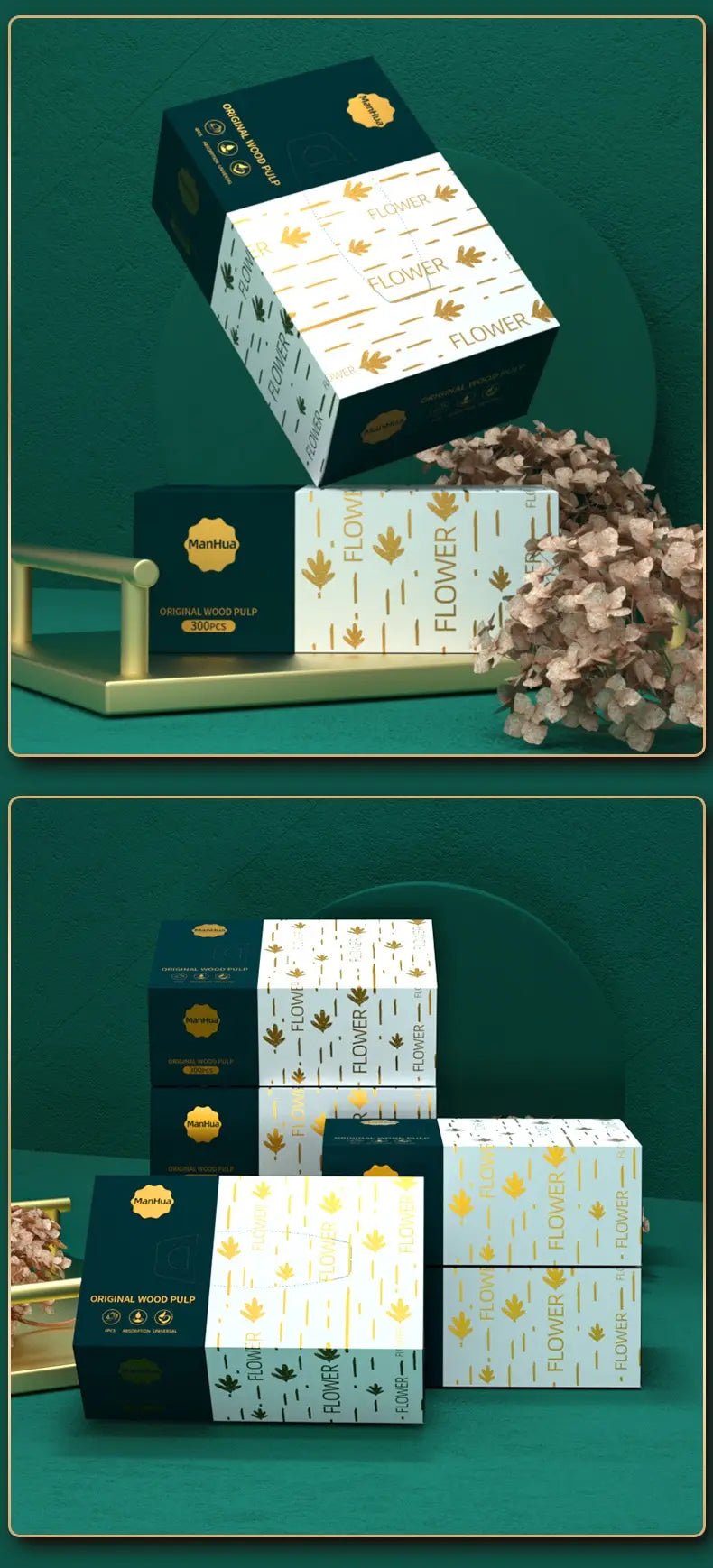 30 boxes of BACKUPMYFILESNOW.COM® paper towels, full boxes with multiple sheets, household toilet paper, and napkins for everyday use.