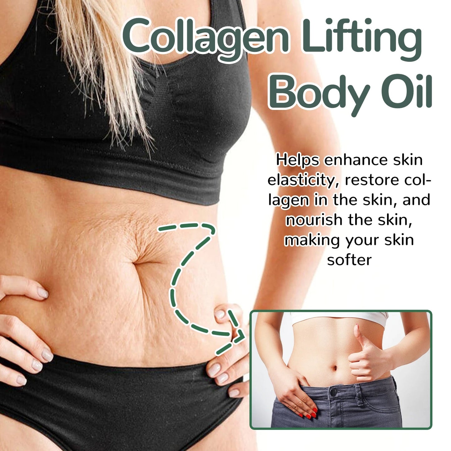 100ml collagen body essence oil from BackupMyFilesNow.com, moisturizing, skin elasticity, non-greasy, dry skin relief, tightening body oil