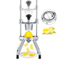 SucceBuy 4-section lemon wedge slicer and chopper for fruits and vegetables, ideal for commercial and home kitchen use.