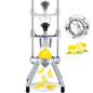 SucceBuy 4-section lemon wedge slicer and chopper for limes and fruits, a commercial-grade kitchen vegetable cutter appliance.