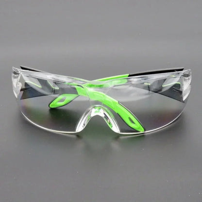 Unisex BACKUPMYFILESNOW.COM® anti-splash safety goggles with clear lenses, suitable for industrial, cycling, and laboratory protection.