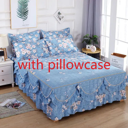 Three-piece bed sheet set with pillowcase, soft and washable, skin-friendly luxury bedding for bedroom use by BACKUPMYFILESNOW.COM®