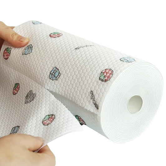 Thick cotton kitchen paper towel roll from BACKUPMYFILESNOW.COM with absorbent, washable, playful design for kitchen use