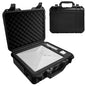 Black Starlink Mini waterproof travel case with interior foam and lockable storage for accessories, IP67 rated hard protective case.