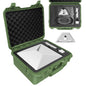 Black Starlink Mini Case by BACKUPMYFILESNOW.COM®, waterproof IP67 hard travel case with interior foam and lockable storage.