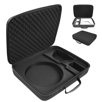 Black Starlink Mini Case by BACKUPMYFILESNOW.COM®; waterproof, hard travel storage with interior foam and lockable design.